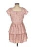Assorted Brands 100% Polyester Floral Pink Casual Dress Size 10 - photo 2