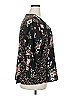 Serengeti 100% Polyester Floral Black 3/4 Sleeve Blouse Size 2X - photo 4