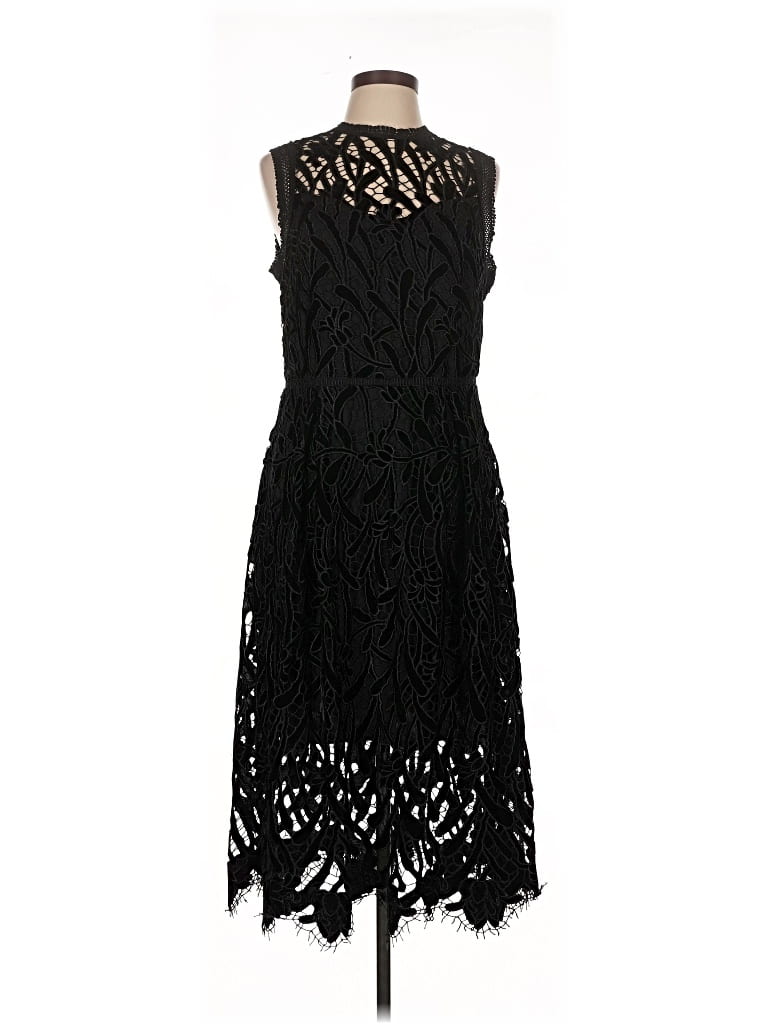 Pre-owned Shoshanna Cocktail Dress In Black