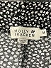 Molly Bracken 100% Viscose Polka Dots Black Shorts Size M - photo 3