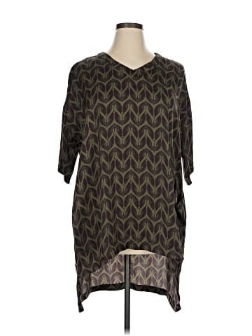 Melissa McCarthy Seven7 Short Sleeve Blouse (view 1)