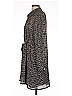Max Studio Houndstooth Gray Casual Dress Size L - photo 5