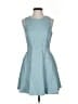 Lulus 100% Polyester Solid Teal Casual Dress Size S - photo 1
