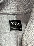 Zara 100% Polyester Gray Jacket Size XS - photo 6