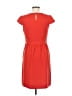 J.Crew 100% Polyester Solid Red Casual Dress Size 8 - photo 2