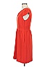 J.Crew 100% Polyester Solid Red Casual Dress Size 8 - photo 5