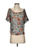 O'Neill Teal Short Sleeve Blouse Size S - photo 1