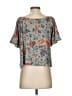 O'Neill Teal Short Sleeve Blouse Size S - photo 2