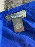 Neiman Marcus 100% Rayon Solid Blue Jumpsuit Size M - photo 4