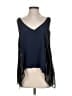 Elizabeth and James Blue Sleeveless Blouse Size S - photo 1