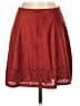 Express Hearts Burgundy Casual Skirt Size 2 - photo 2