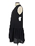 Nine West 100% Polyester Solid Black Casual Dress Size XS - photo 5