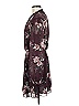 Intermix 100% Polyester Floral Burgundy Casual Dress Size 6 - photo 5