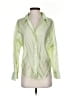 MNG Green Long Sleeve Blouse Size 2 - photo 1