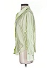 MNG Green Long Sleeve Blouse Size 2 - photo 5