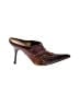 Vicini Burgundy Brown Mule/Clog Size 6 1/2 - photo 1