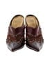 Vicini Burgundy Brown Mule/Clog Size 6 1/2 - photo 2