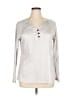 Unbranded Silver Long Sleeve Henley Size XL - photo 1