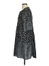 CAARA Polka Dots Black Gray Casual Dress Size S - photo 5