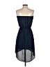 Express 100% Polyester Solid Blue Cocktail Dress Size XS - photo 2