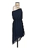 Express 100% Polyester Solid Blue Cocktail Dress Size XS - photo 4