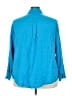Torrid Blue 3/4 Sleeve Button-Down Shirt Size 3X Plus (3) - photo 2