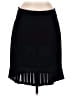 JS Collections 100% Polyester Solid Black Casual Skirt Size 8 - photo 1