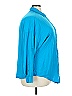 Torrid Blue 3/4 Sleeve Button-Down Shirt Size 3X Plus (3) - photo 4