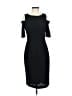 Eliza J 100% Polyester Black Cocktail Dress Size 4 - photo 1