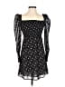 Few Moda Hearts Black Cocktail Dress Size S - photo 1