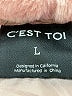 C'est Toi 100% Polyester Pink Faux Fur Jacket Size L - photo 3