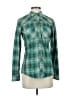 Kuhl 100% Polyester Plaid Teal Long Sleeve Blouse Size XS - photo 1