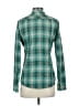 Kuhl 100% Polyester Plaid Teal Long Sleeve Blouse Size XS - photo 2