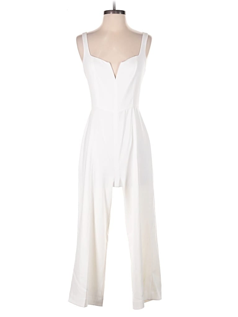 Pre-owned Jay Godfrey Jumpsuit In White
