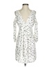 Illa Illa 100% Polyester Stars White Casual Dress Size S - photo 1