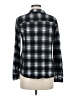 Eden & Olivia Plaid Black Long Sleeve Blouse Size S - photo 2