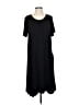 Unbranded Solid Black Casual Dress Size M - photo 1