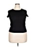 M&S Black Short Sleeve Turtleneck Size 18 - photo 1