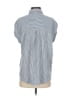 Altar'd State Stripes Blue Short Sleeve Blouse Size S - photo 2