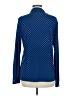 MICHAEL Michael Kors Polka Dots Blue Long Sleeve Blouse Size M - photo 2