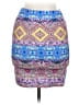 River Island Print Purple Pink Casual Skirt Size 8 - photo 2