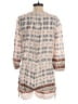 En Creme 100% Rayon Paisley Ivory Romper Size S - photo 2