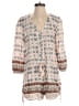 En Creme 100% Rayon Paisley Ivory Romper Size S - photo 1