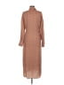 Zara 100% Polyester Brown Pink Casual Dress Size M - photo 2