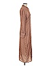 Zara 100% Polyester Brown Pink Casual Dress Size M - photo 4