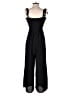 Show Me Your Mumu 100% Polyester Solid Black Jumpsuit Size S - photo 2