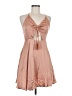 Storia Tan Cocktail Dress Size M - photo 1