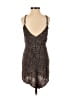 American Eagle Outfitters 100% Viscose Animal Print Brown Romper Size S - photo 2