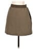 Assorted Brands Solid Green Tan Casual Skirt Size S - photo 2