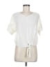 Everlane 100% Cupro Ivory Short Sleeve Blouse Size 8 - photo 1